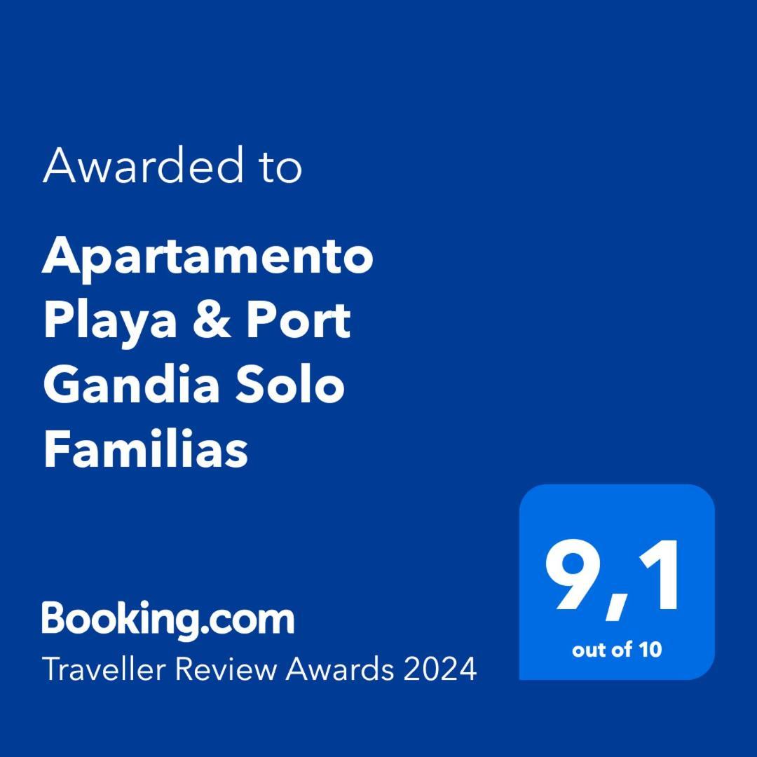 Apartamento Playa & Port Gandia Solo Familias Ngoại thất bức ảnh